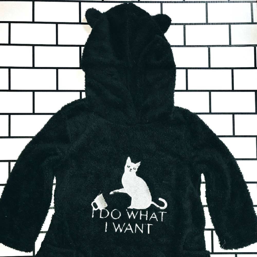 Fleece Cat Hoodie
